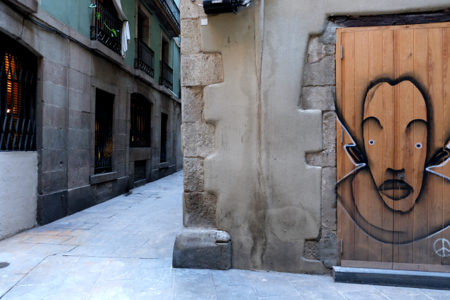 Barselona Sokak Sanatı
