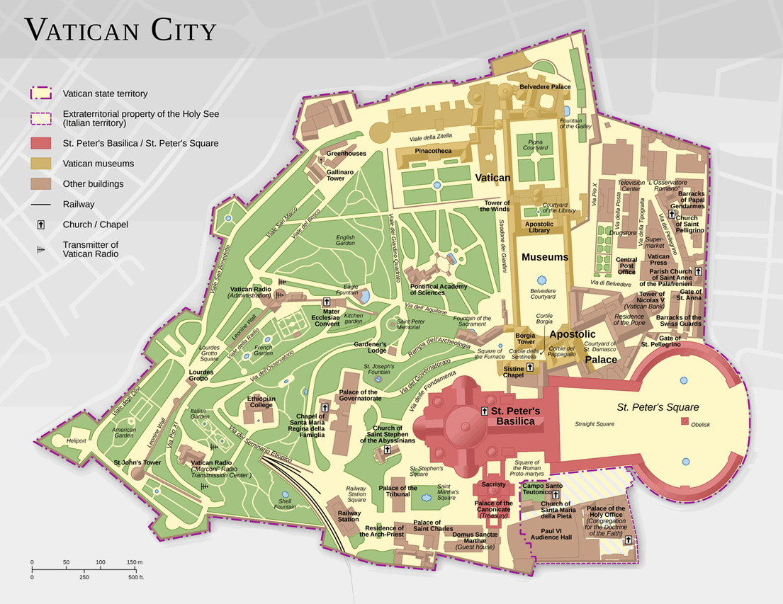 Vatikan-haritası