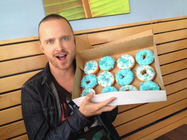Breaking bad blue candy donut