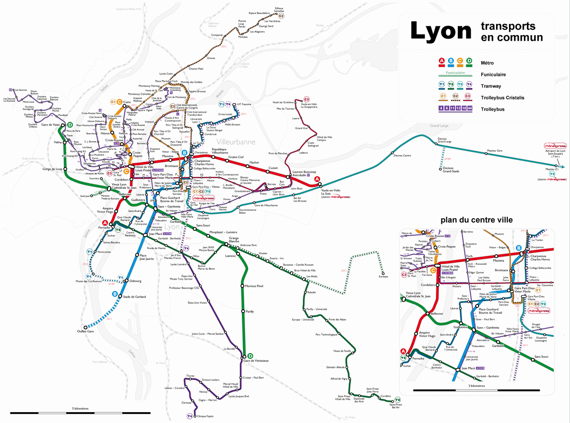 lyon metro map